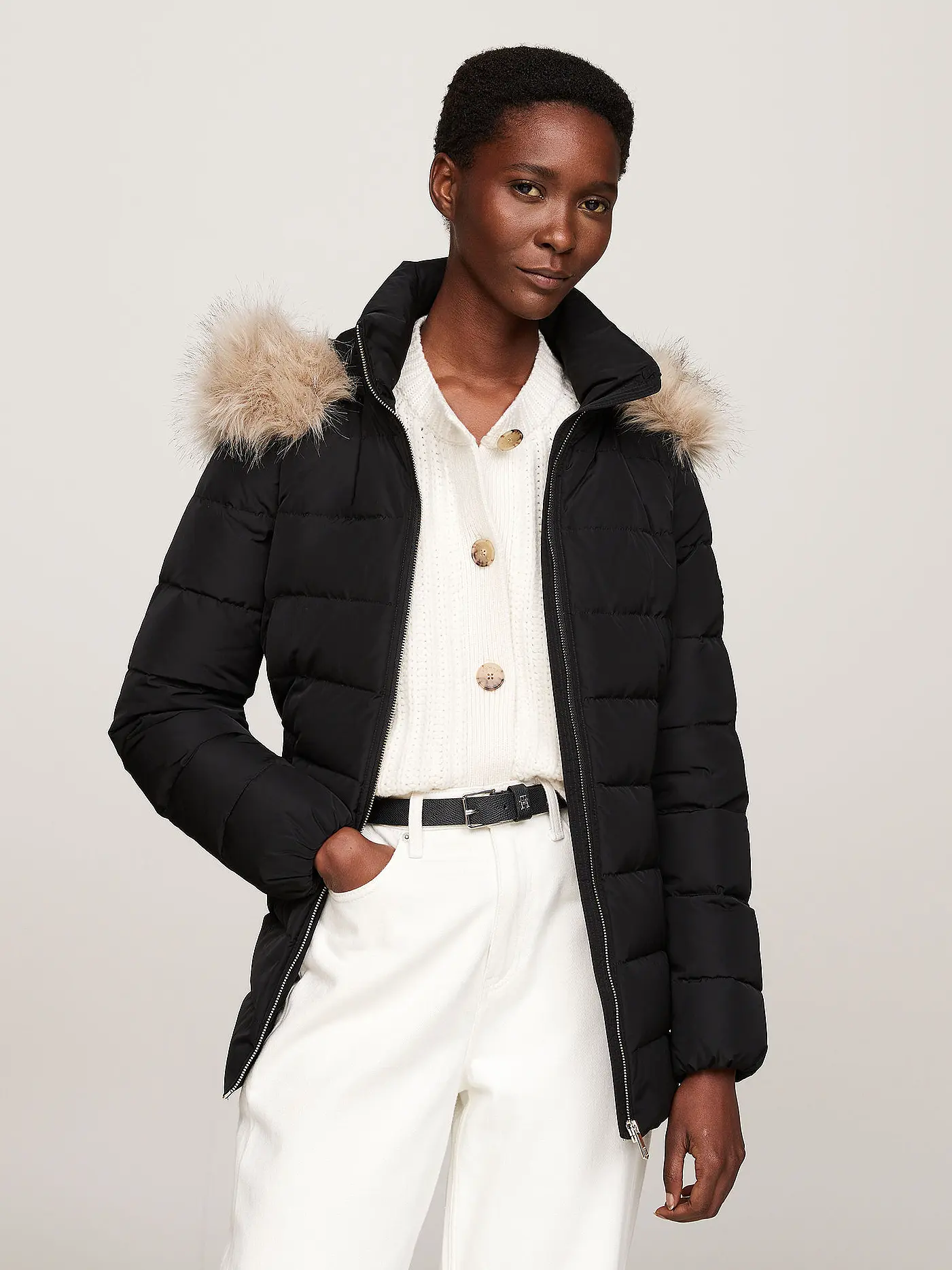 TOMMY HILFIGER | Daunenjacke TYRA  | schwarz