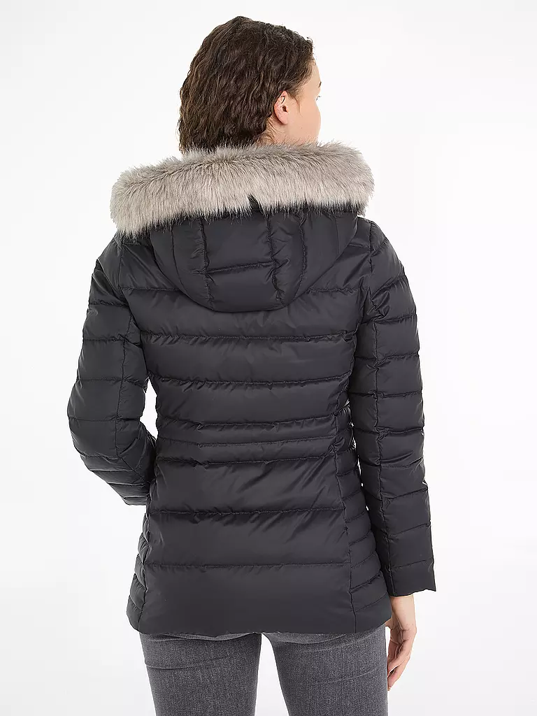 TOMMY HILFIGER | Daunensteppjacke | schwarz