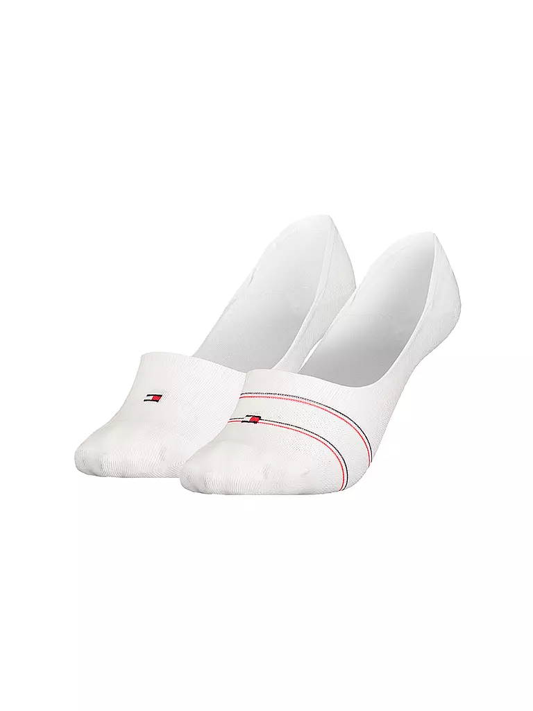TOMMY HILFIGER Füßlinge 2-er Pkg. white weiss