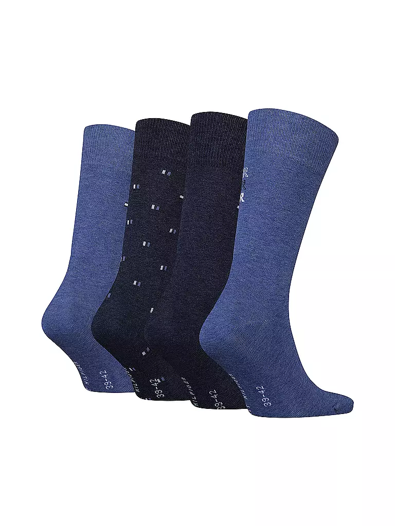 TOMMY HILFIGER | Geschenkbox Socken 4-er Pkg. jeans melange | blau