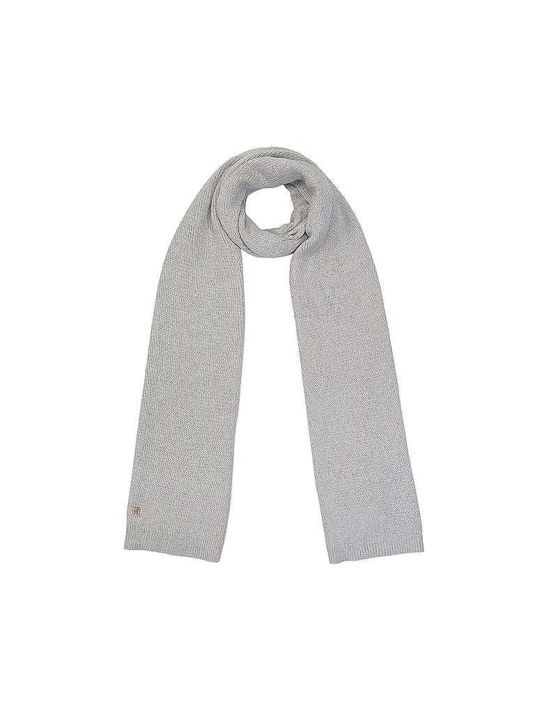 TOMMY HILFIGER | Geschenkset 2-teilig Mütze und Schal | Hellgrau