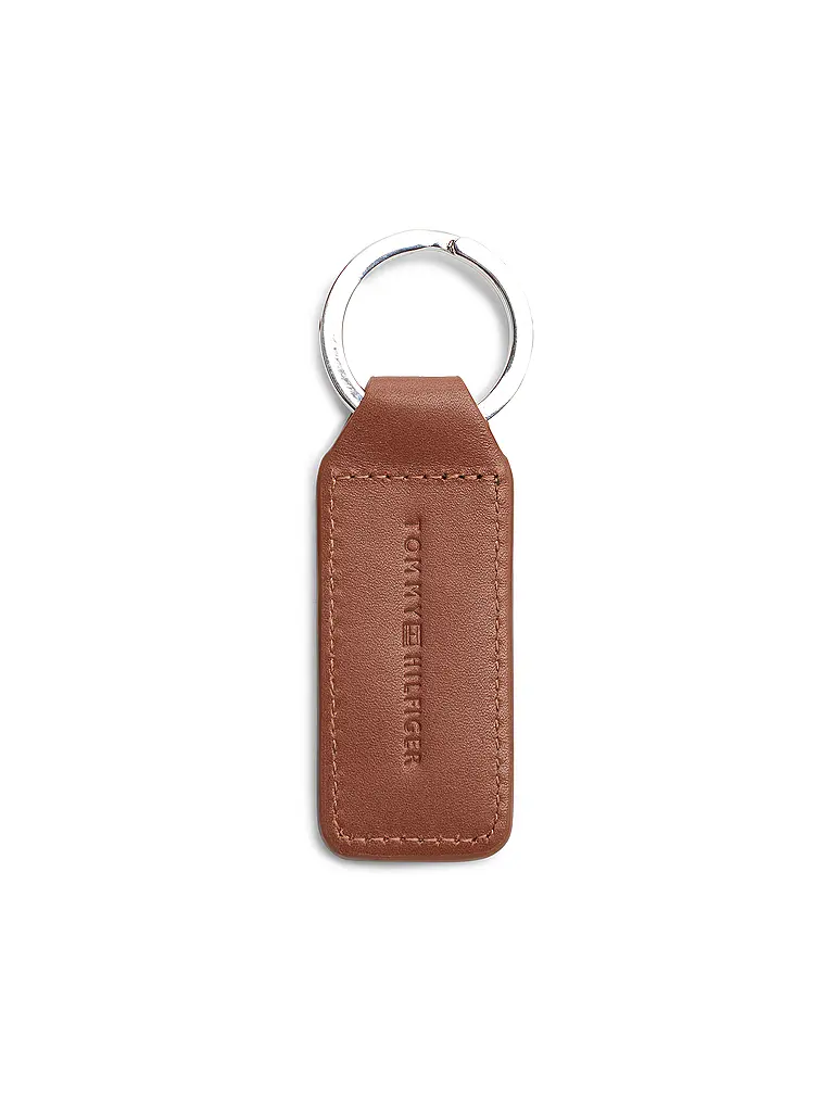 TOMMY HILFIGER | Geschenkset Geldbörse und Schlüsselanhänger | braun