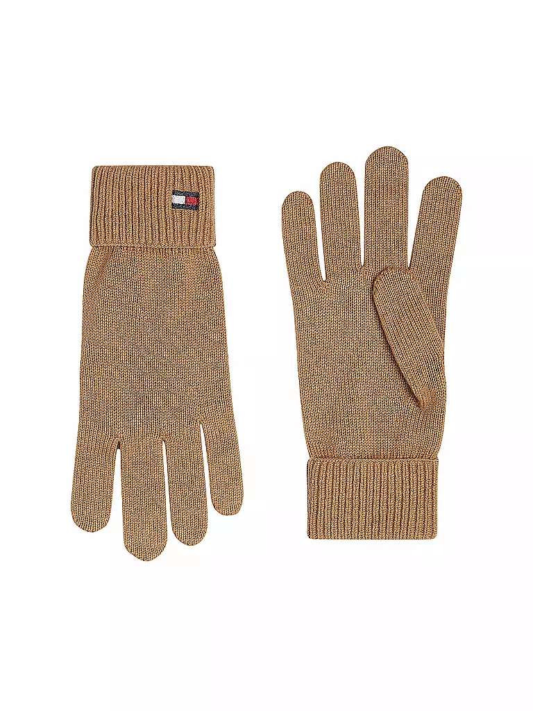 TOMMY HILFIGER | Handschuhe Essential | Camel