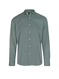 TOMMY HILFIGER | Hemd Regular Fit  | dunkelgrün
