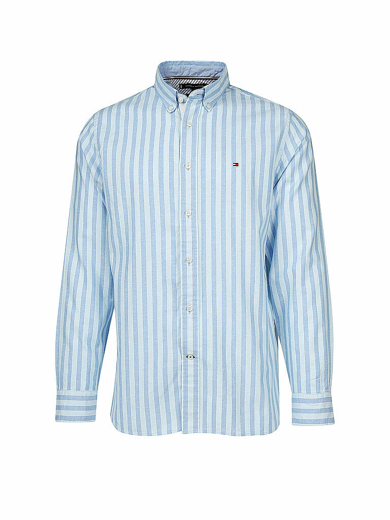 TOMMY HILFIGER Hemd Regular Fit blau