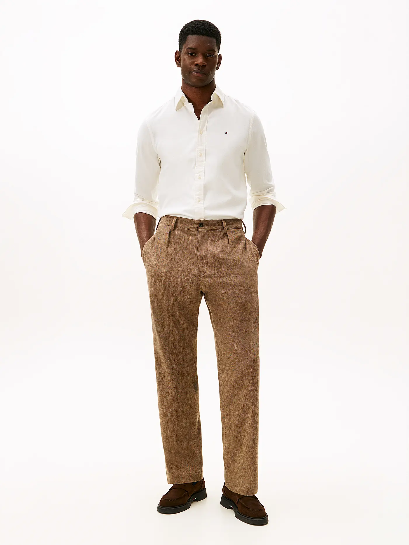 TOMMY HILFIGER | Hemd Regular Fit  | weiss