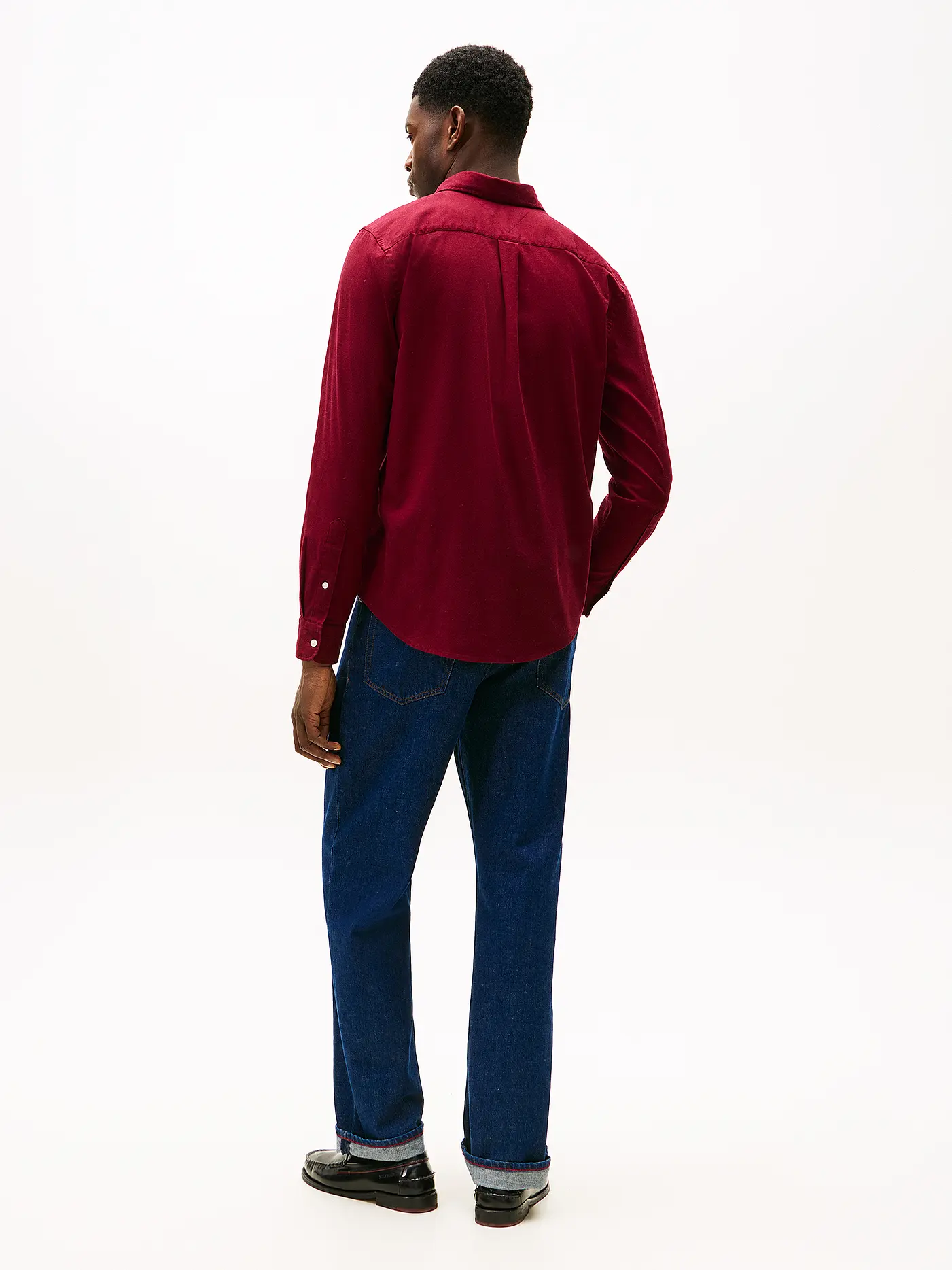 TOMMY HILFIGER | Hemd Regular Fit  | dunkelrot