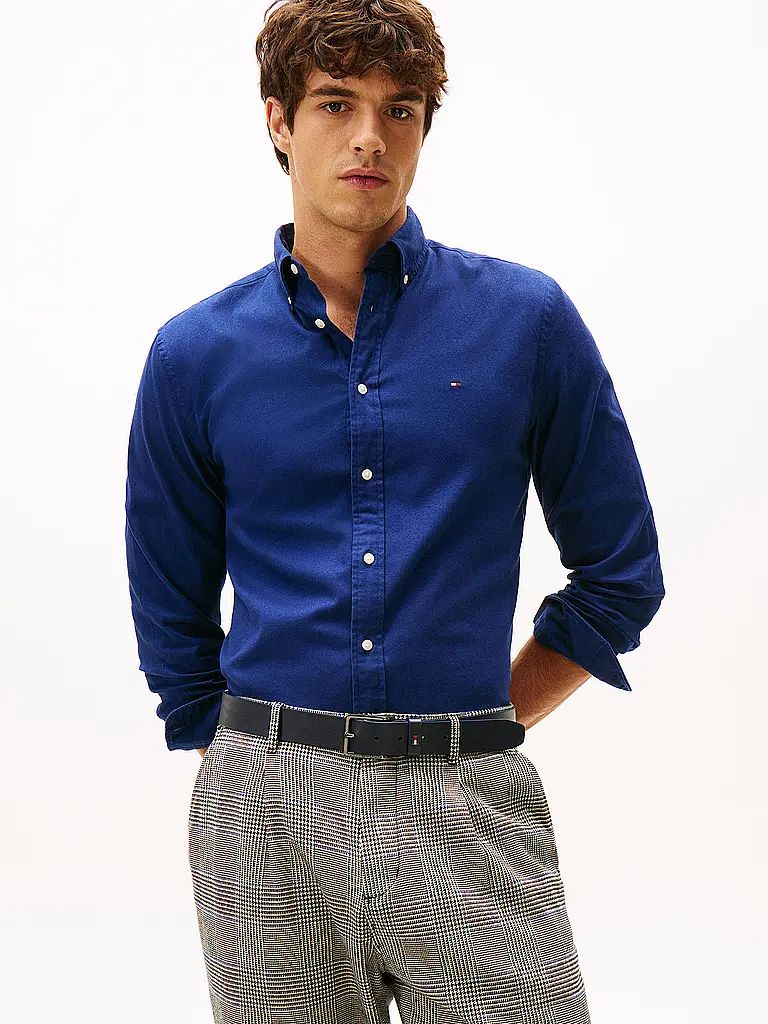 TOMMY HILFIGER | Hemd Regular Fit  | blau