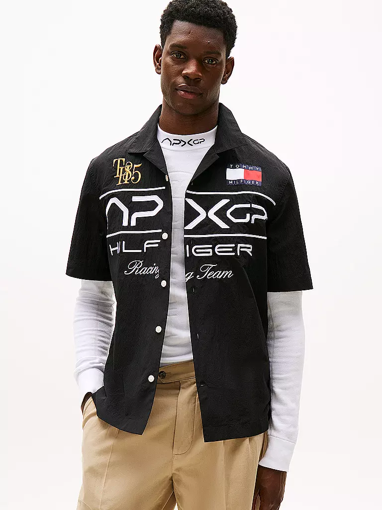 TOMMY HILFIGER | Hemd Regular Fit F1 MOVIE | schwarz