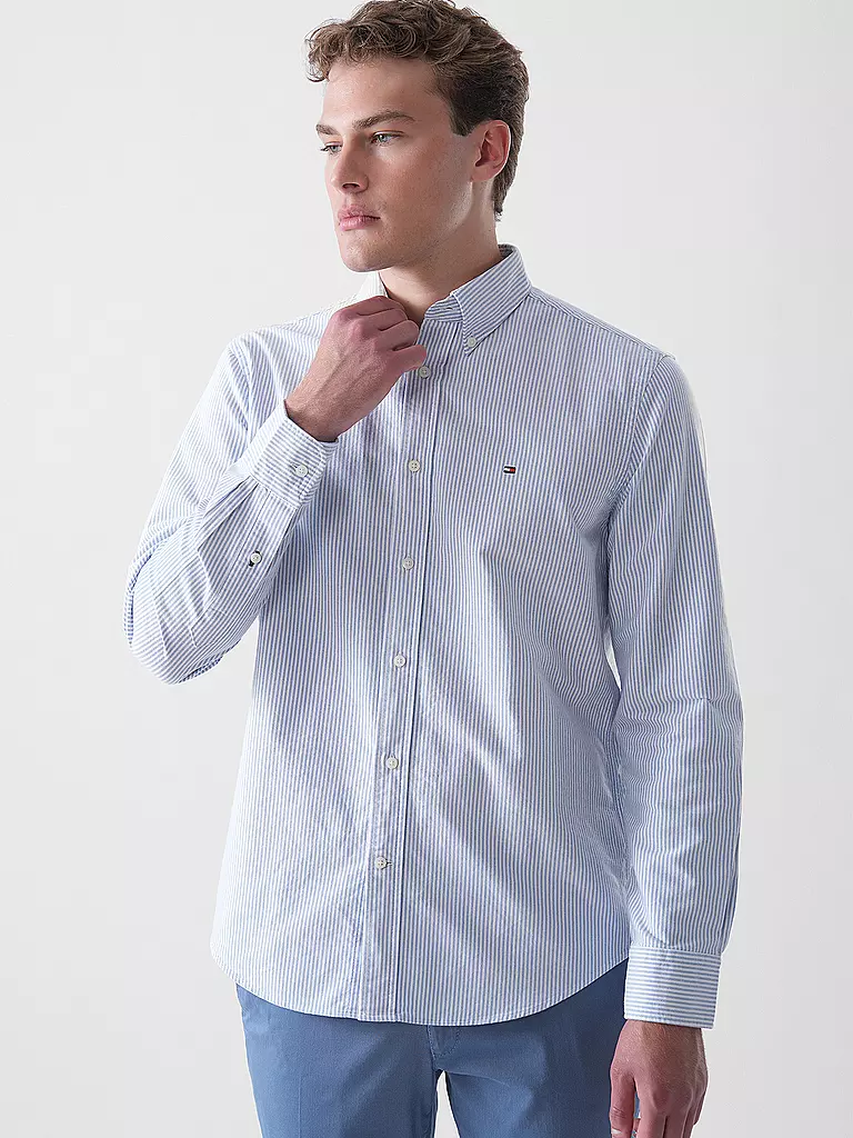 TOMMY HILFIGER | Hemd Regular Fit | hellblau