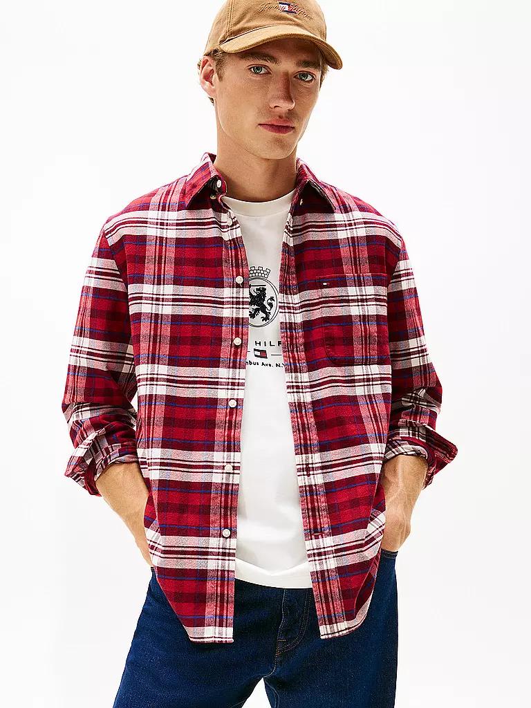 TOMMY HILFIGER | Hemd Regular Fit | blau