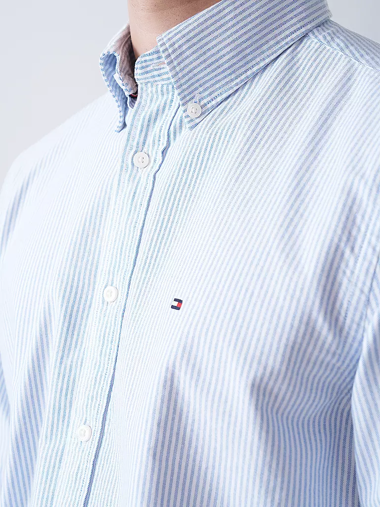 TOMMY HILFIGER | Hemd Regular Fit | hellblau