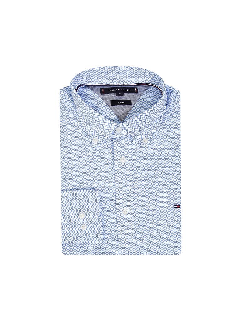 TOMMY HILFIGER | Hemd Slim Fit  | blau