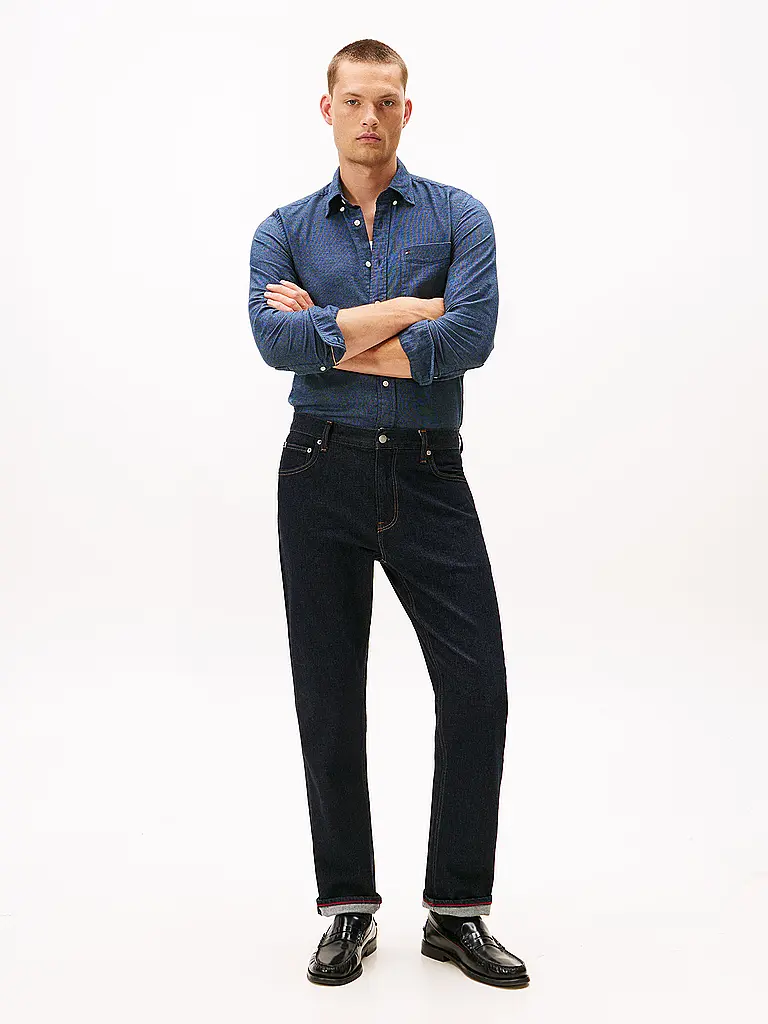 TOMMY HILFIGER | Hemd Slim Fit  | blau
