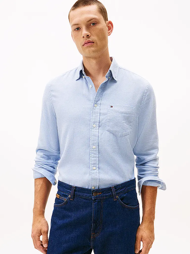 TOMMY HILFIGER | Hemd Slim Fit  | hellblau