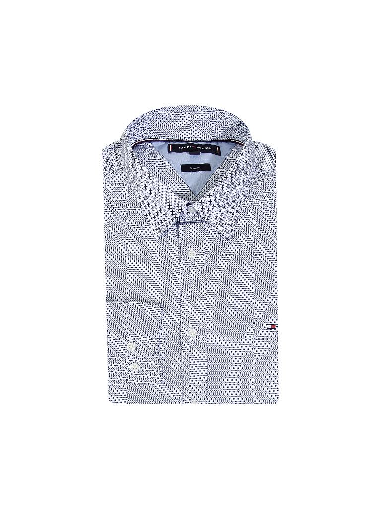 TOMMY HILFIGER Hemd Slim Fit blau