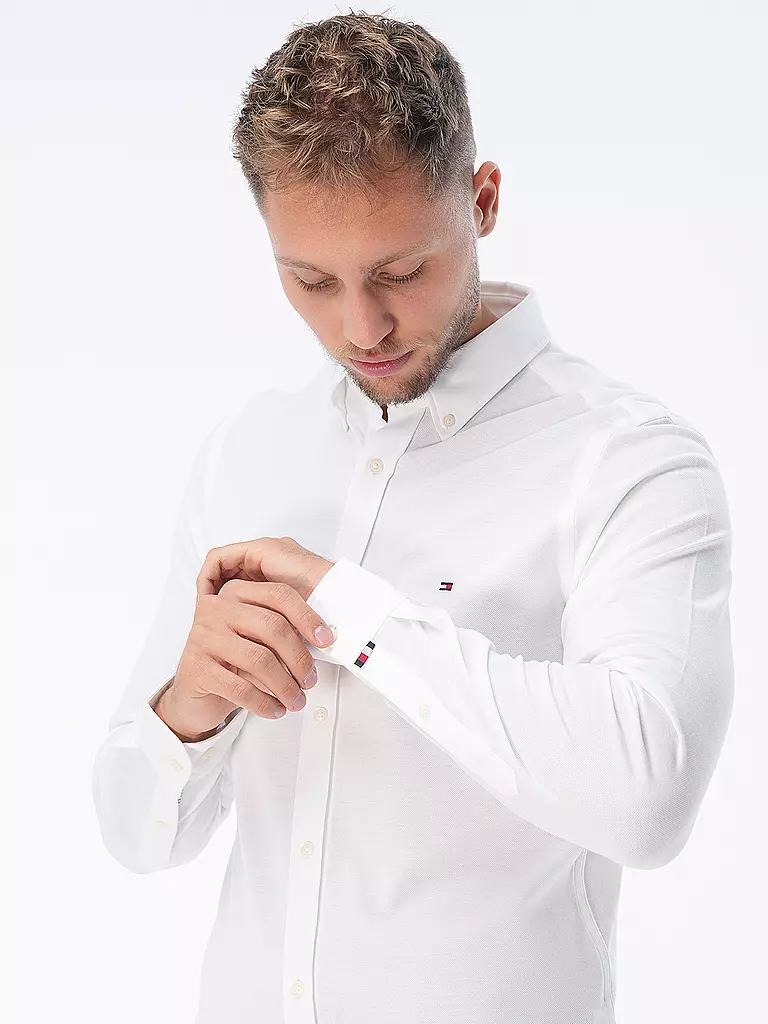 TOMMY HILFIGER | Hemd Slim Fit | weiss