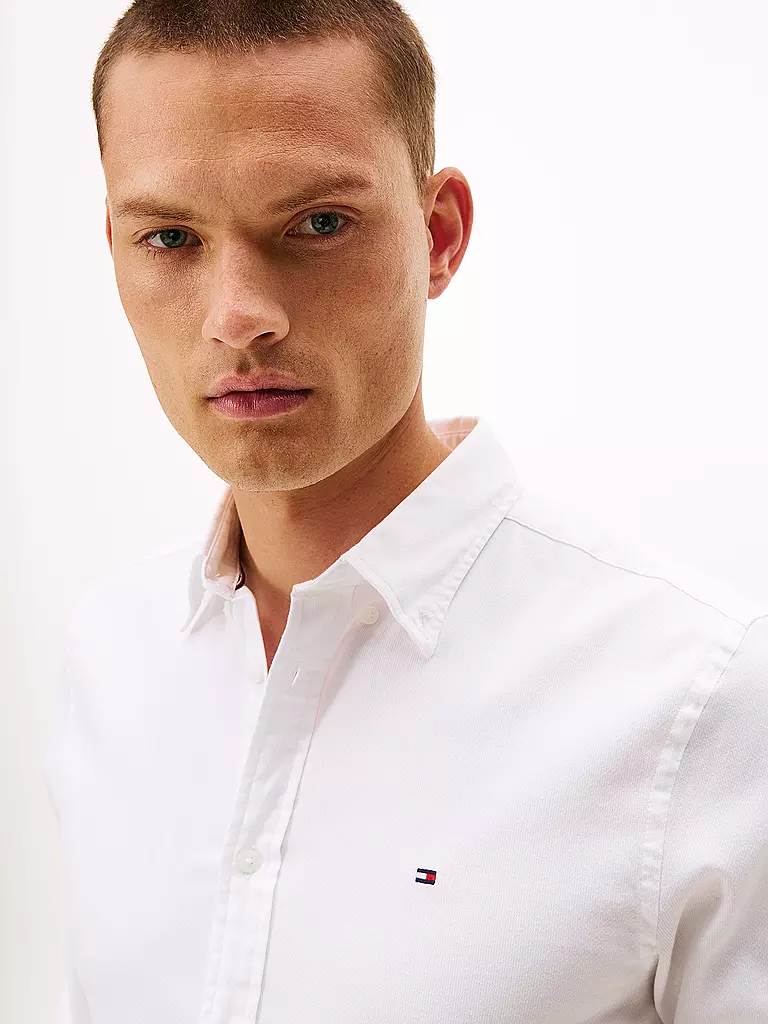 TOMMY HILFIGER | Hemd Slim Fit | weiss