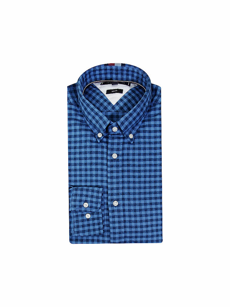 TOMMY HILFIGER | Hemd Slim-Fit "Gingham" | blau