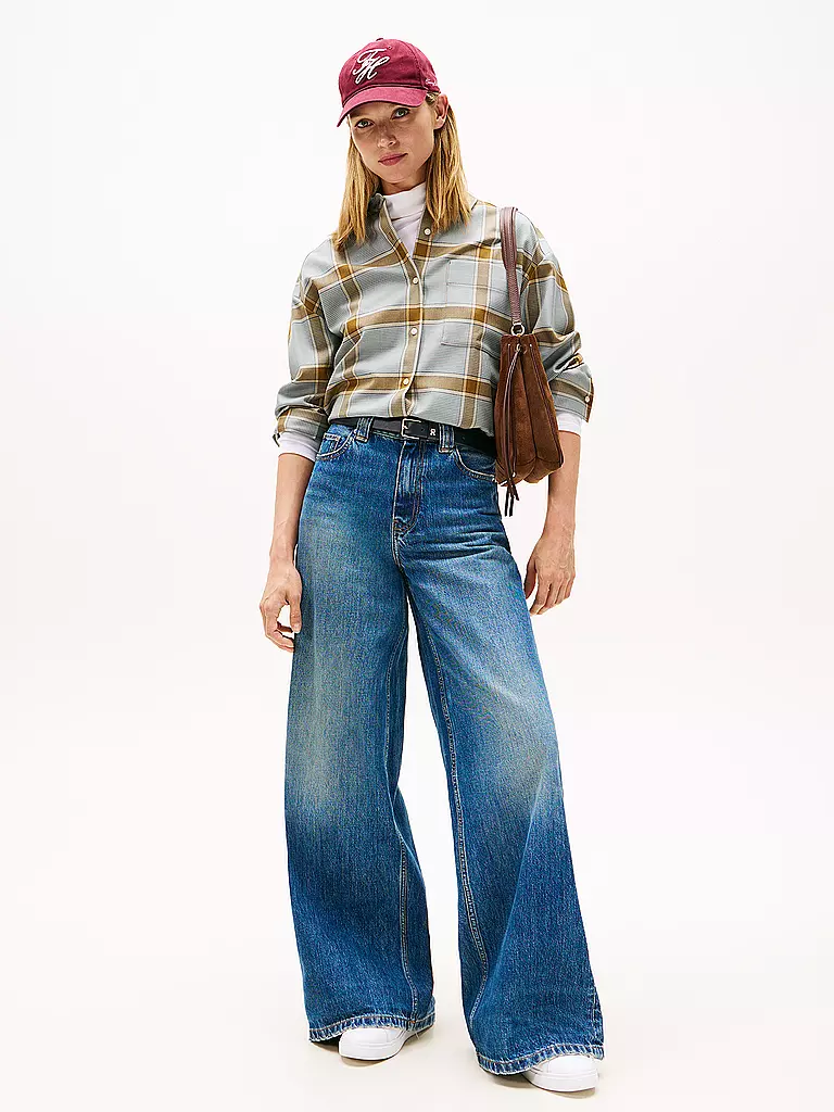 TOMMY HILFIGER | Hemdbluse  | hellblau