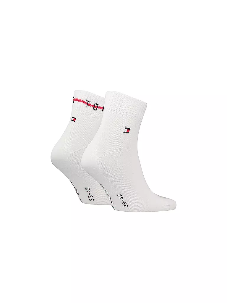 TOMMY HILFIGER | Herren Socken 2er Pkg white  | weiss