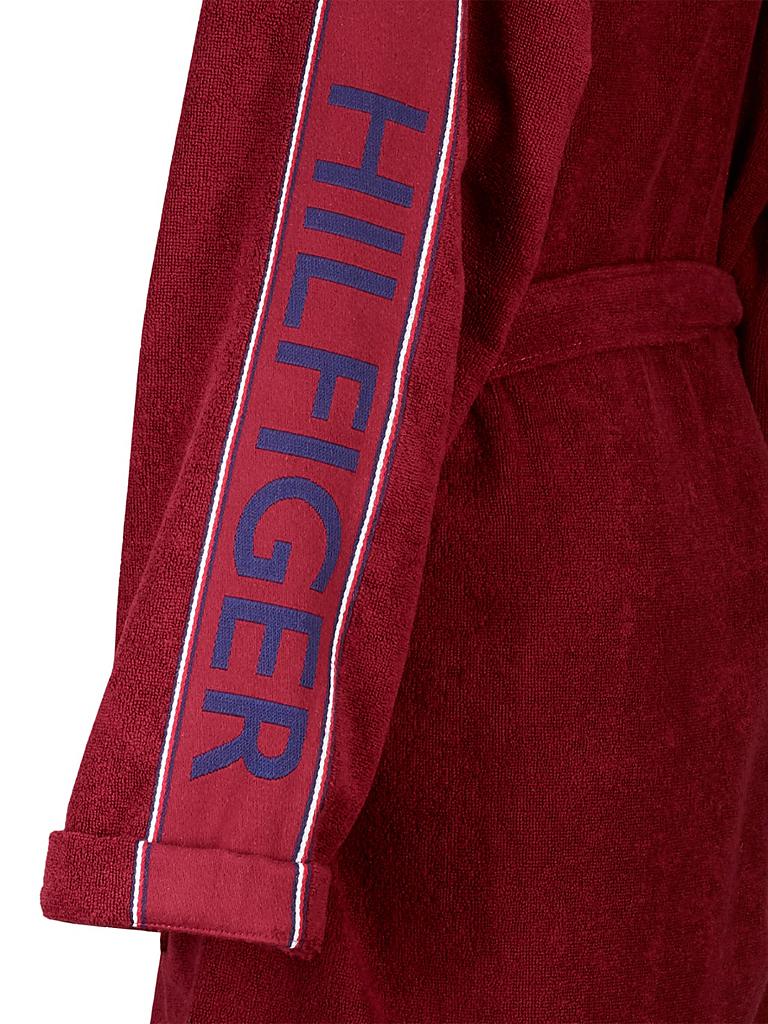 TOMMY HILFIGER | Hilfiger Iconic Bademantel (Bordeaux) | rot