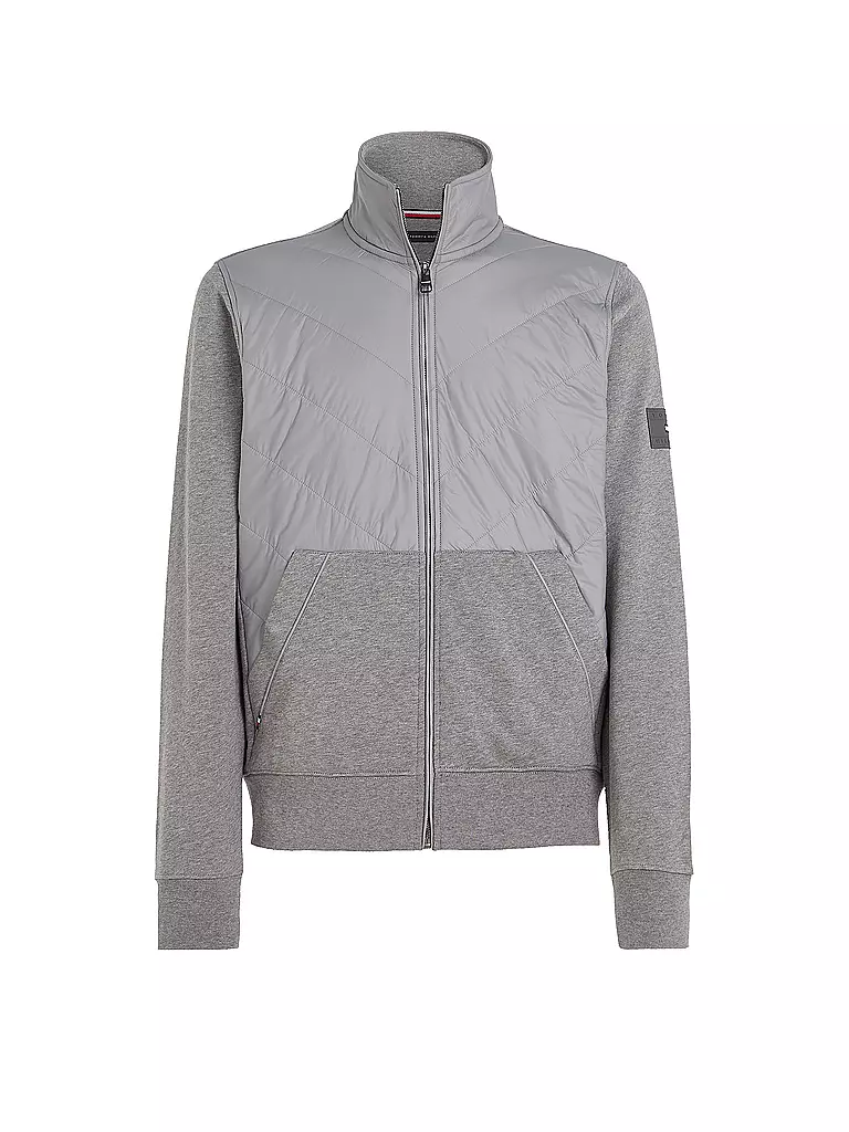 TOMMY HILFIGER | Hybridjacke - Sweatjacke | grau