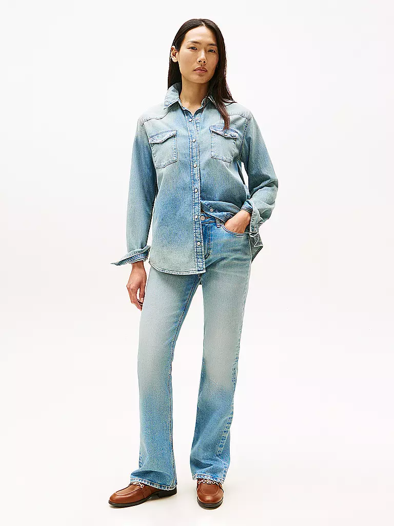 TOMMY HILFIGER | Jeans Flared/Bootcut  DNM LEX  | hellblau