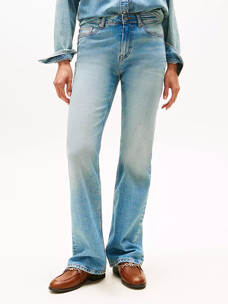 TOMMY HILFIGER | Jeans Flared/Bootcut  DNM LEX  | hellblau