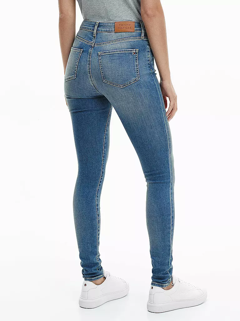TOMMY HILFIGER | Jeans Skinny Fit TH Flex Harlem  | blau