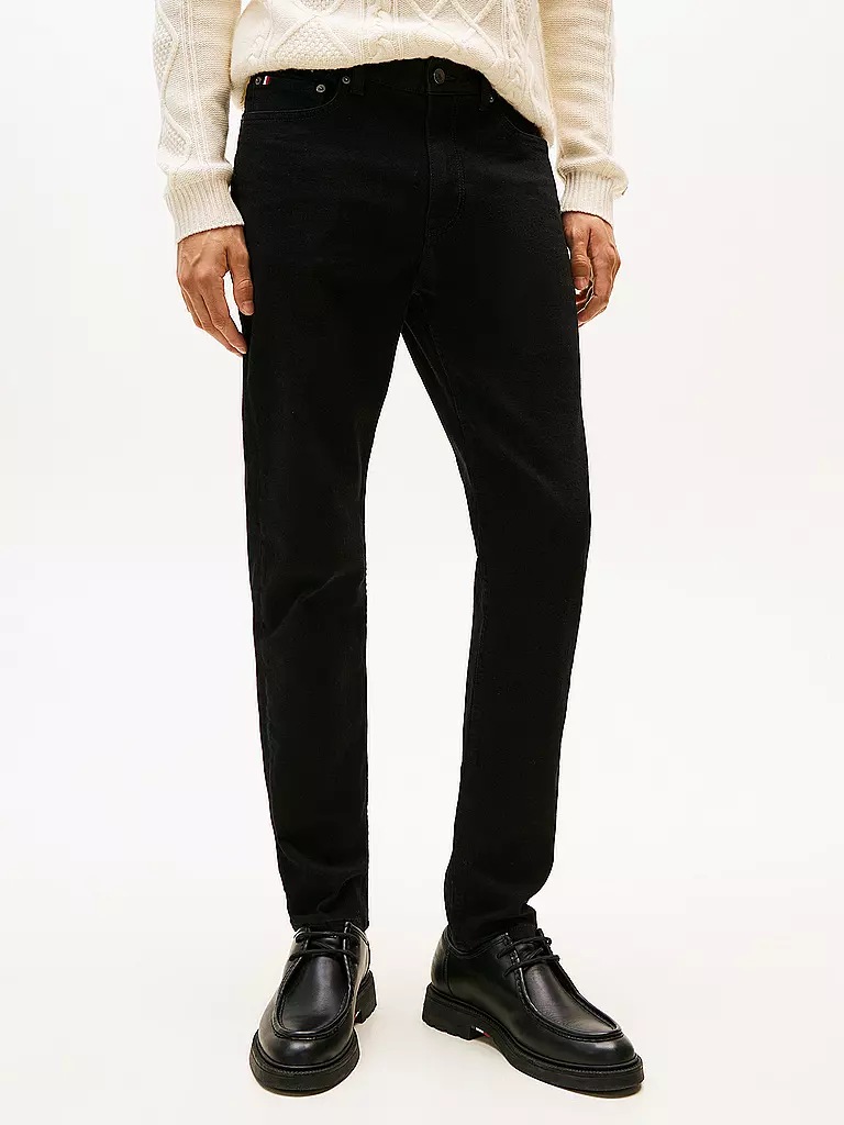 TOMMY HILFIGER | Jeans Slim Fit | schwarz