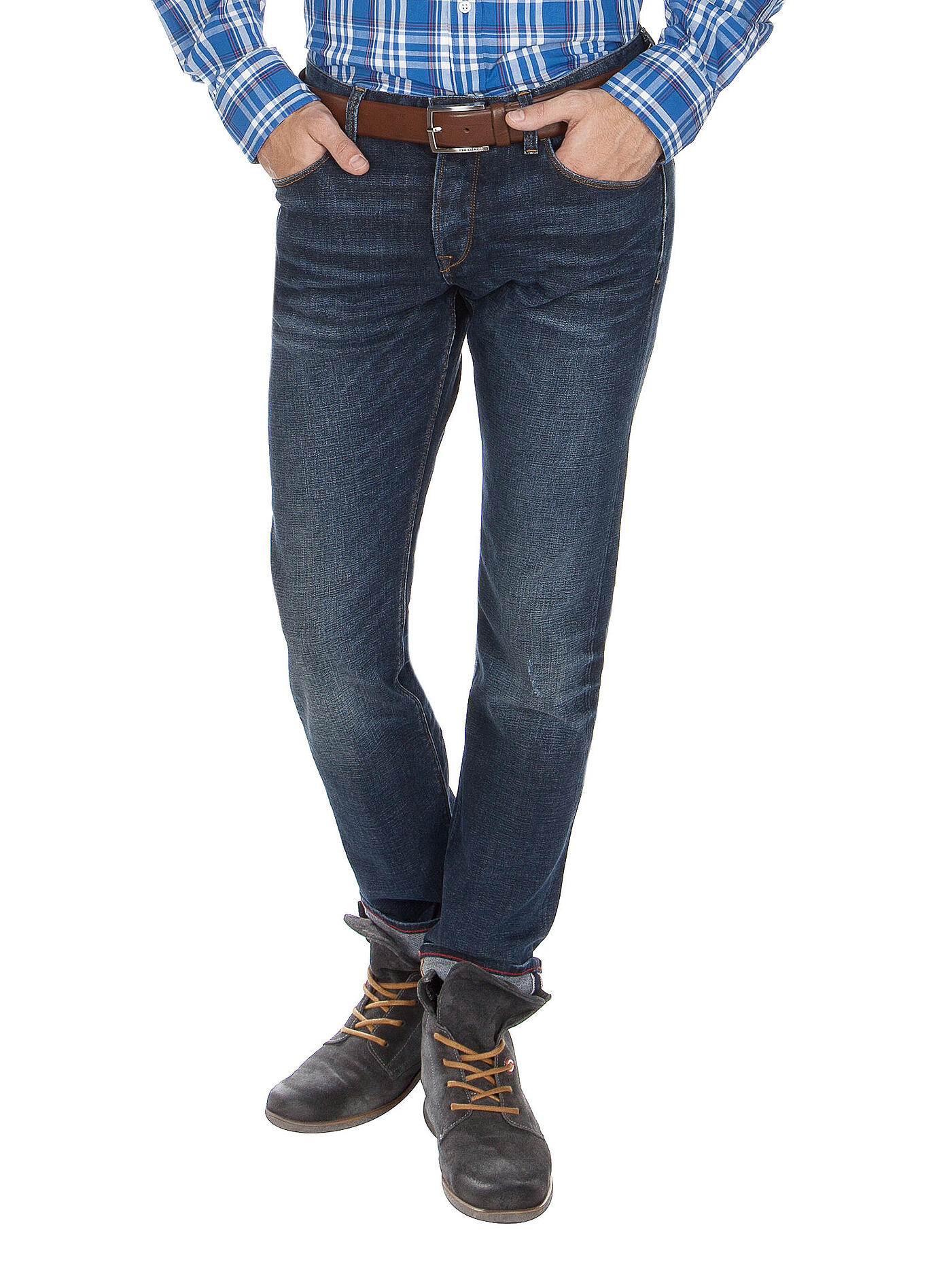 TOMMY HILFIGER | Jeans Straight-Fit "Hudson" | blau