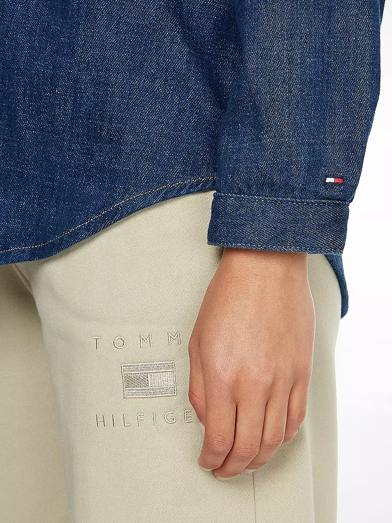 TOMMY HILFIGER | Jeansbluse - Overshirt  | blau