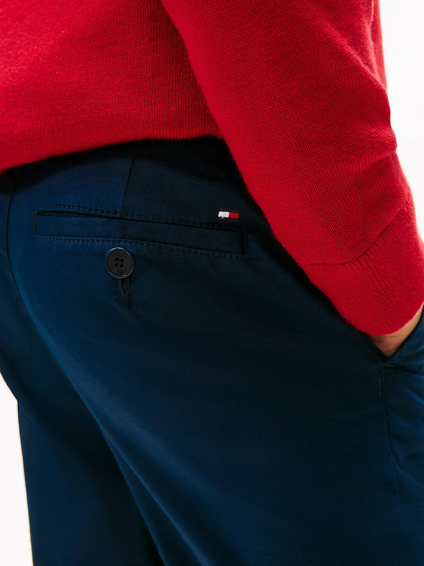 TOMMY HILFIGER | Jungen Chino 1985 | dunkelblau