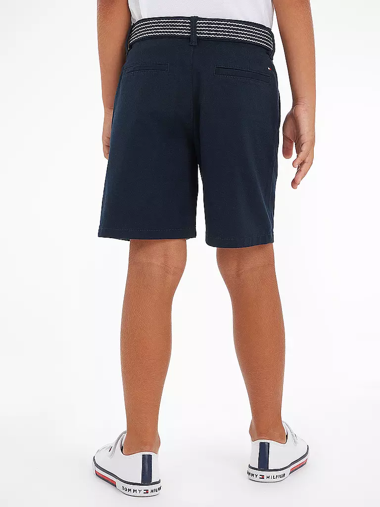 TOMMY HILFIGER | Jungen Chino Shorts ESSENTIAL | dunkelblau