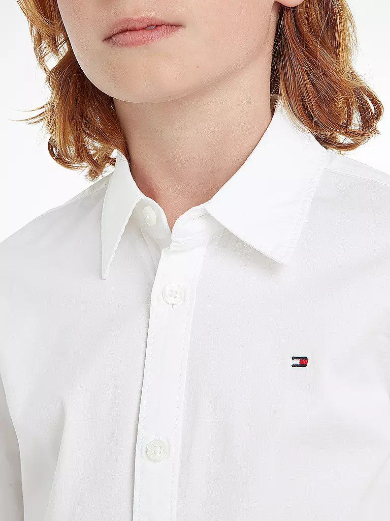 TOMMY HILFIGER | Jungen Hemd Slim Fit | weiss