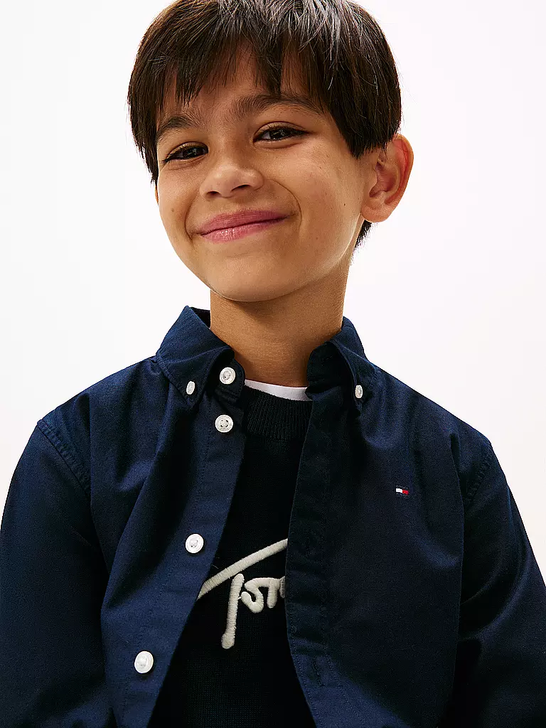 TOMMY HILFIGER | Jungen Hemd | dunkelblau