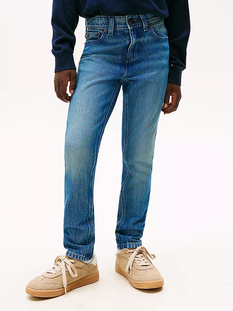 TOMMY HILFIGER | Jungen Jeans Slim Fit SCANTON  | dunkelblau