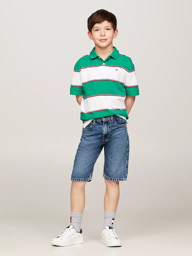 TOMMY HILFIGER | Jungen Jeansshorts Straight Fit | blau