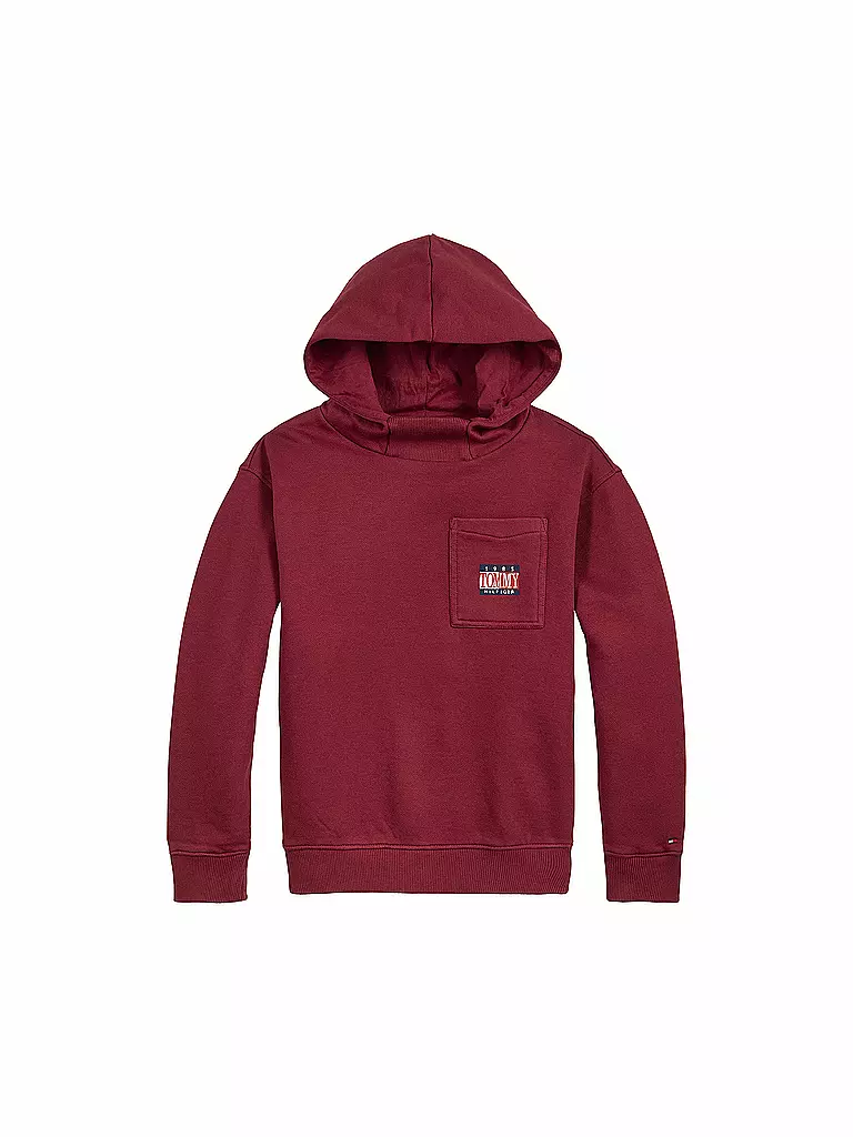 TOMMY HILFIGER | Jungen Kapuzensweater - Hoodie | rot