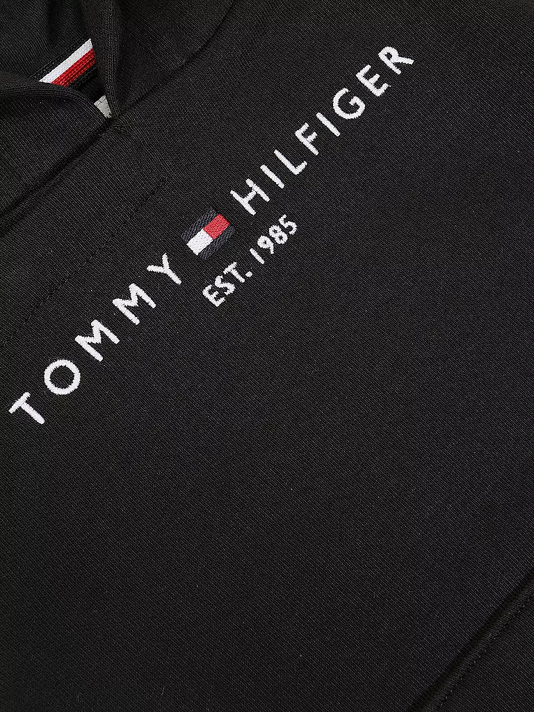 TOMMY HILFIGER | Jungen Kapuzensweater - Hoodie | schwarz