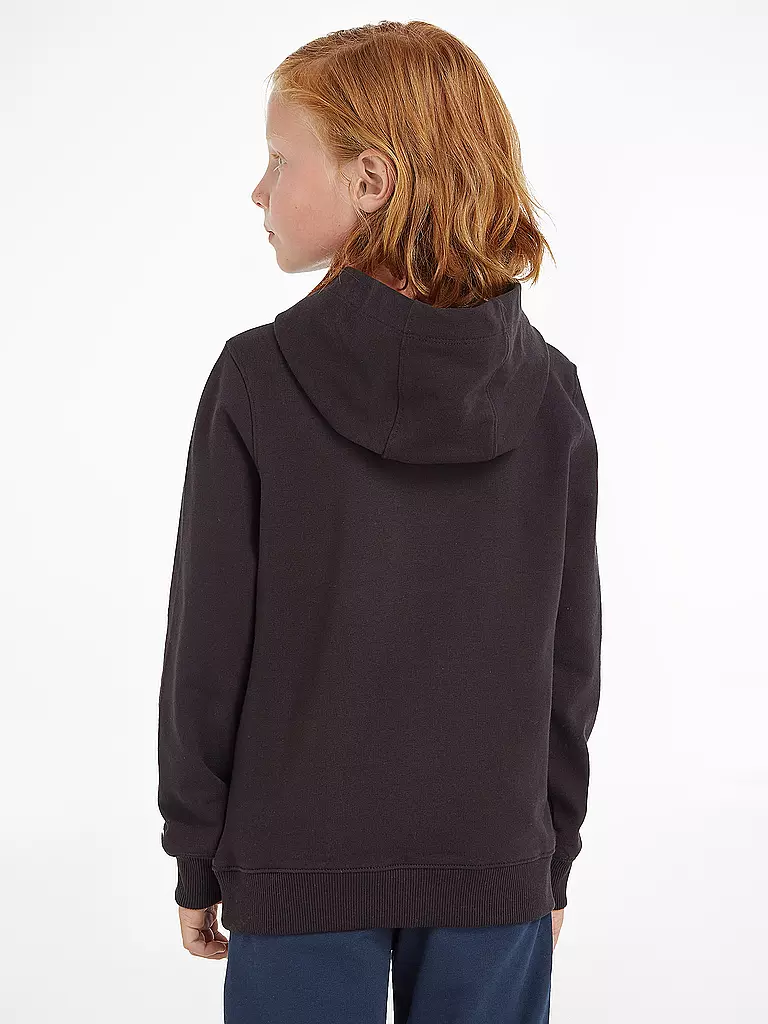 TOMMY HILFIGER | Jungen Kapuzensweater - Hoodie | schwarz