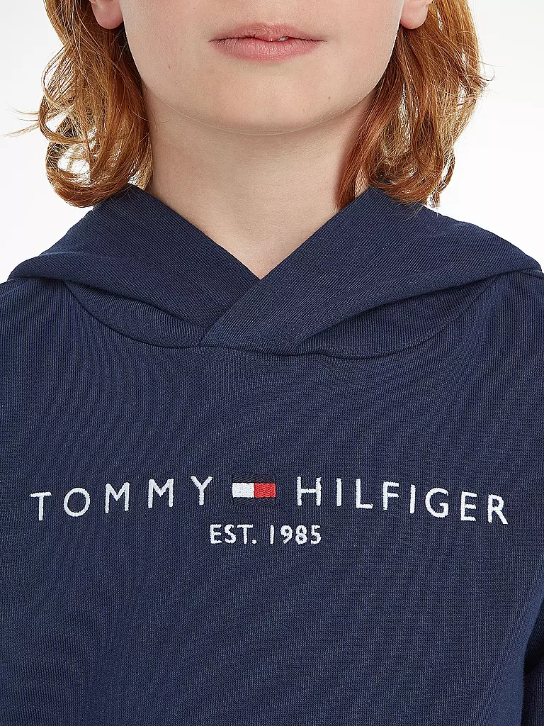 TOMMY HILFIGER | Jungen Kapuzensweater - Hoodie | schwarz