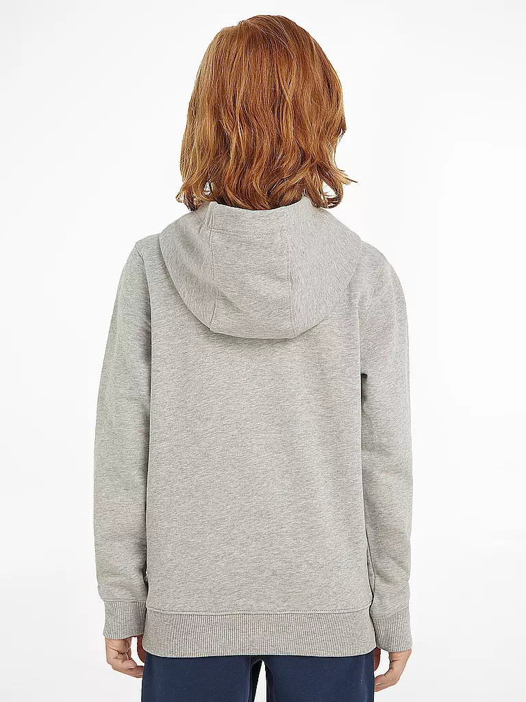 TOMMY HILFIGER | Jungen Kapuzensweater - Hoodie | grau