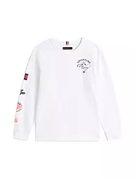 TOMMY HILFIGER | Jungen Langarmshirt  | weiss