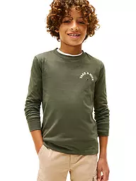TOMMY HILFIGER | Jungen Langarmshirt  | Olive