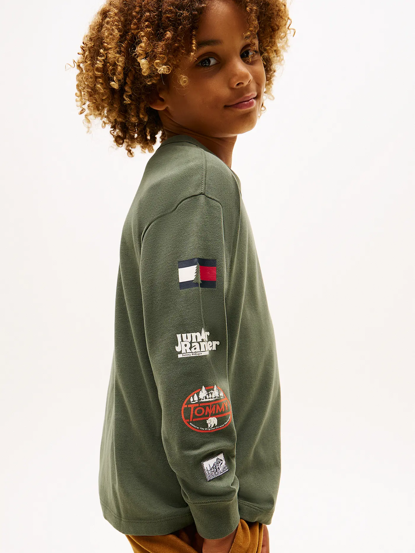 TOMMY HILFIGER | Jungen Langarmshirt  | olive