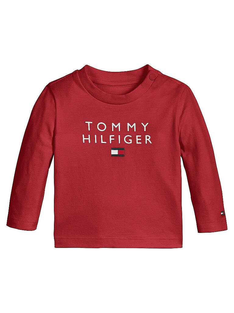 TOMMY HILFIGER | Jungen Langarmshirt | rot