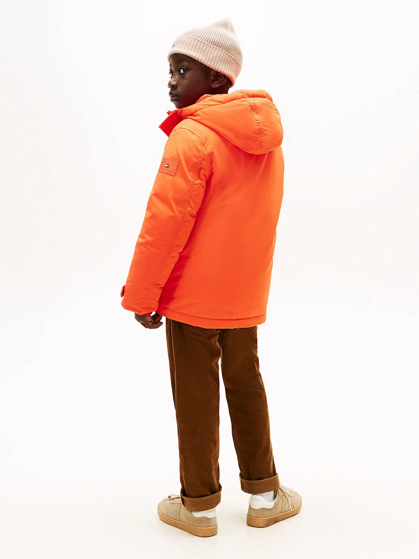 TOMMY HILFIGER | Jungen Parka  | orange
