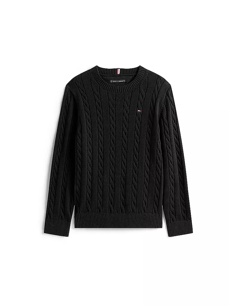 TOMMY HILFIGER | Jungen Pullover | schwarz